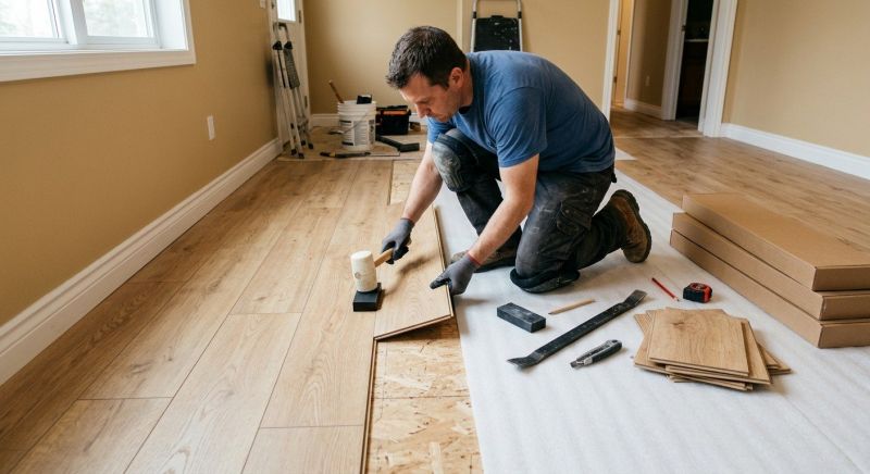 Laminate Floor Installation in Framingham, MA