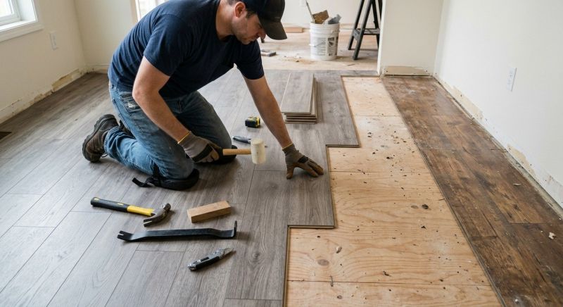 Laminate Floor Replacement in Litchfield, NH