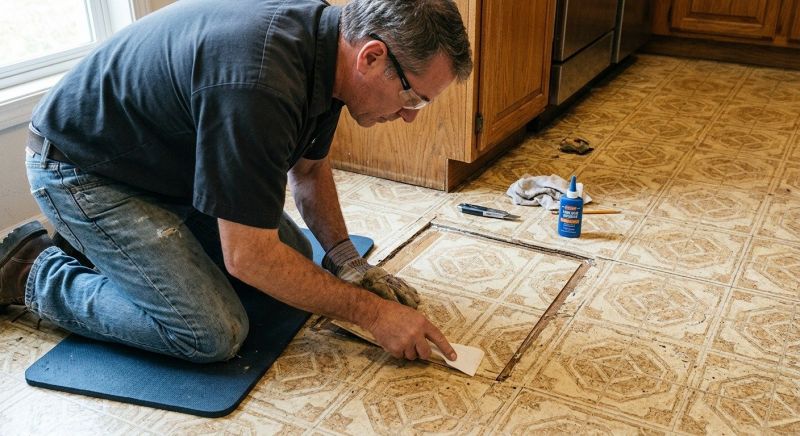 Linoleum Floor Installation in Hopkinton, MA