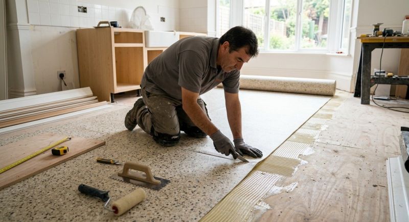 Linoleum Floor Installation in Medway, MA