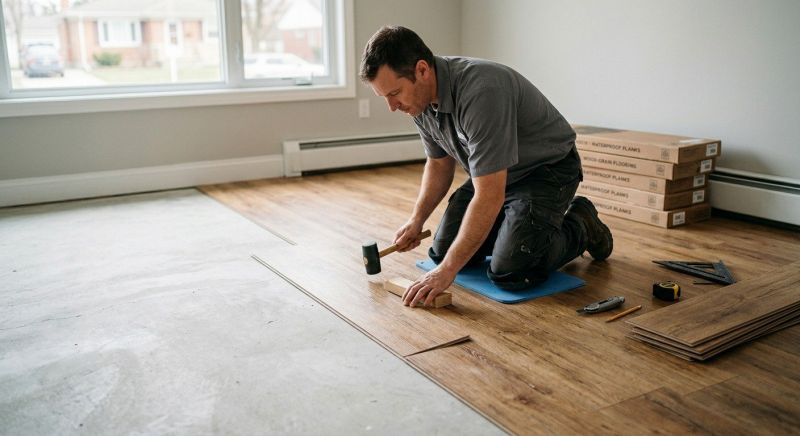 Linoleum Floor Installation in Westborough, MA