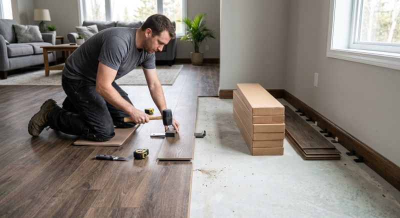 Luxury Vinyl Tile Installation in Melrose, MA