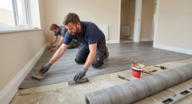 Sheet Flooring Installation in Dracut, MA