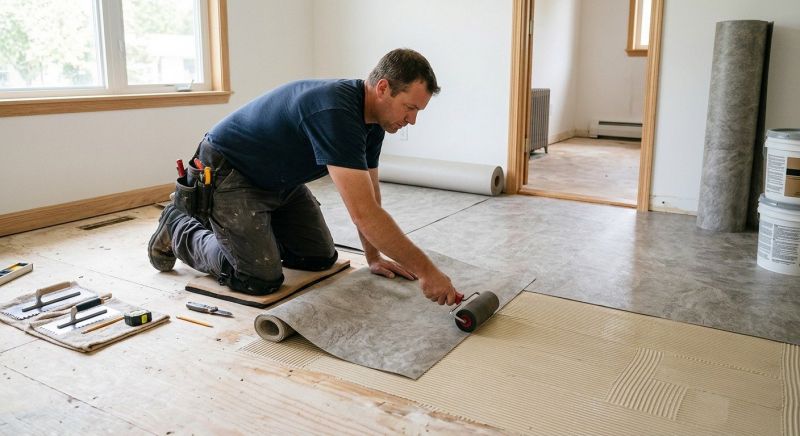 Sheet Flooring Installation in Northborough, MA
