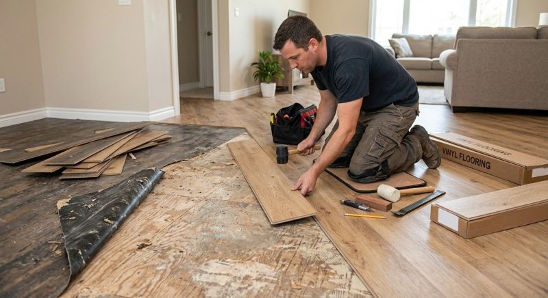 Vinyl Flooring Installation in Burlington, MA