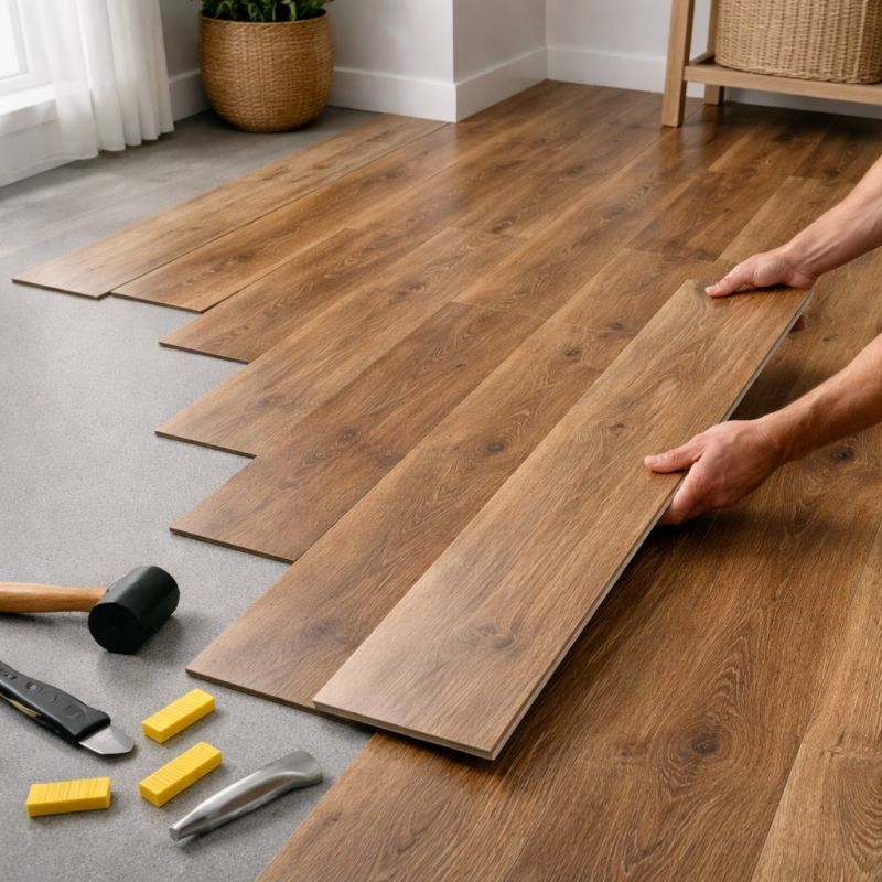 Vinyl Plank Floor Installation in Acton, MA