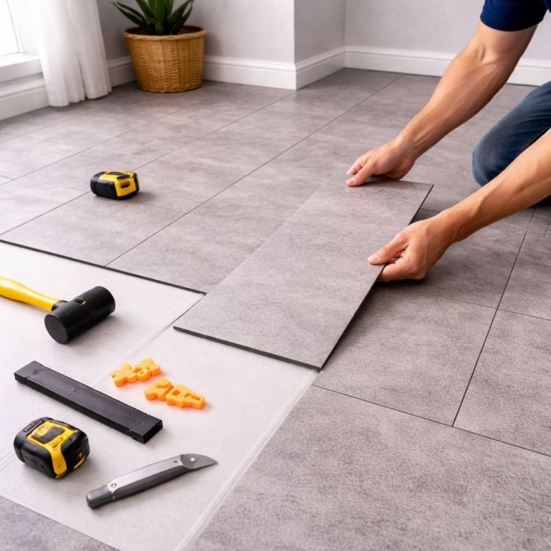 Vinyl Tile Installation in Acton, MA